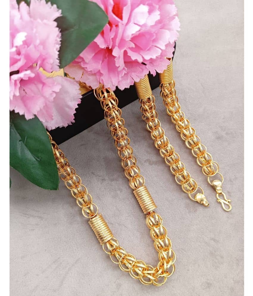 JIPPA Gold Plated Chain ( Set of 1 )