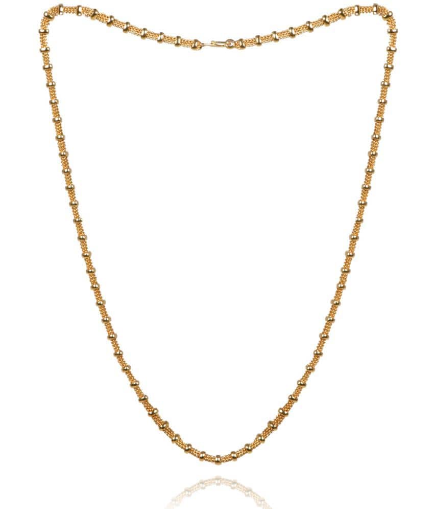 JIPPA Gold Plated Chain ( Set of 1 )
