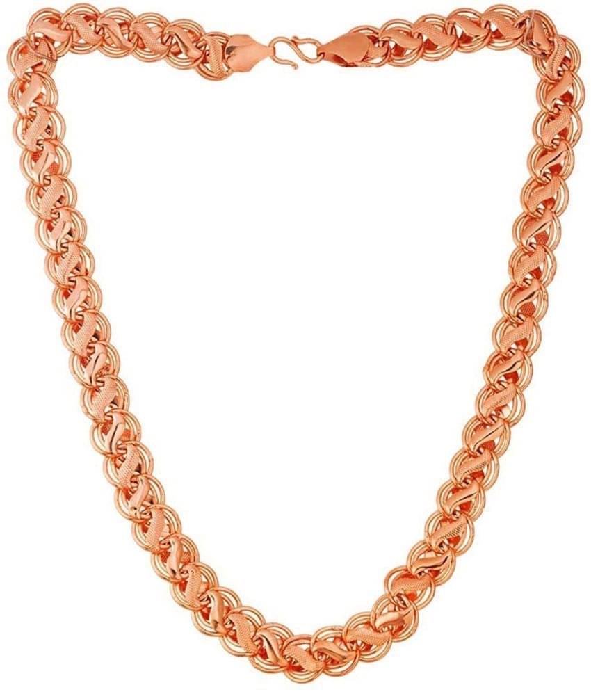JIPPA Rose Gold Plated Chain ( Set of 1 ) JIPPA Rose Gold Plated Chain ( Set of 1 )