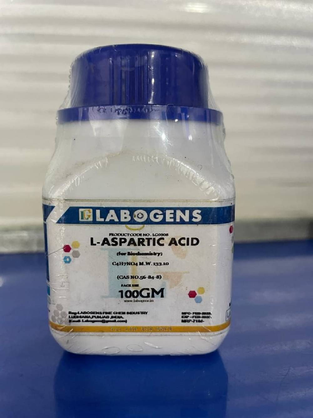     			L-ASPARTIC ACID-100gm