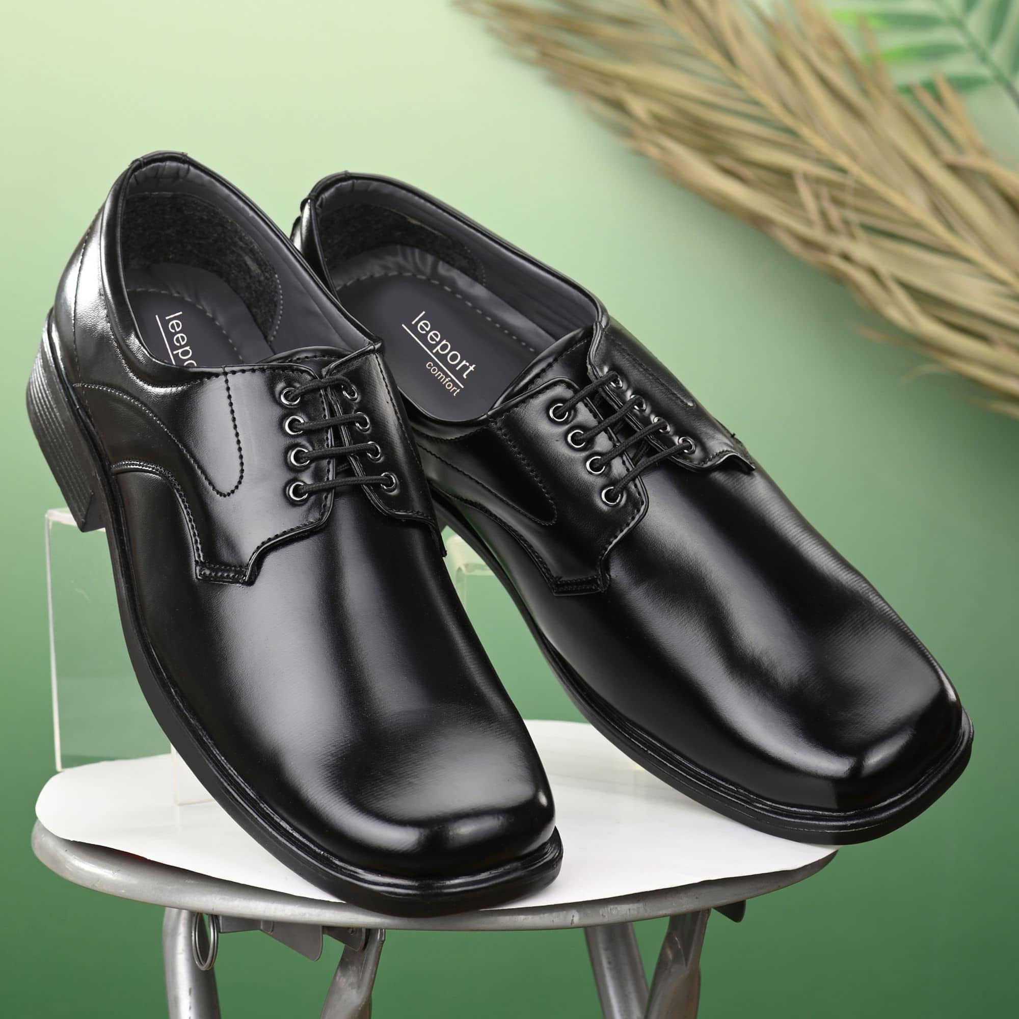 Leeport - Black Men's Formal Shoes - Formal Shoes | Buy online on ZillyBuy