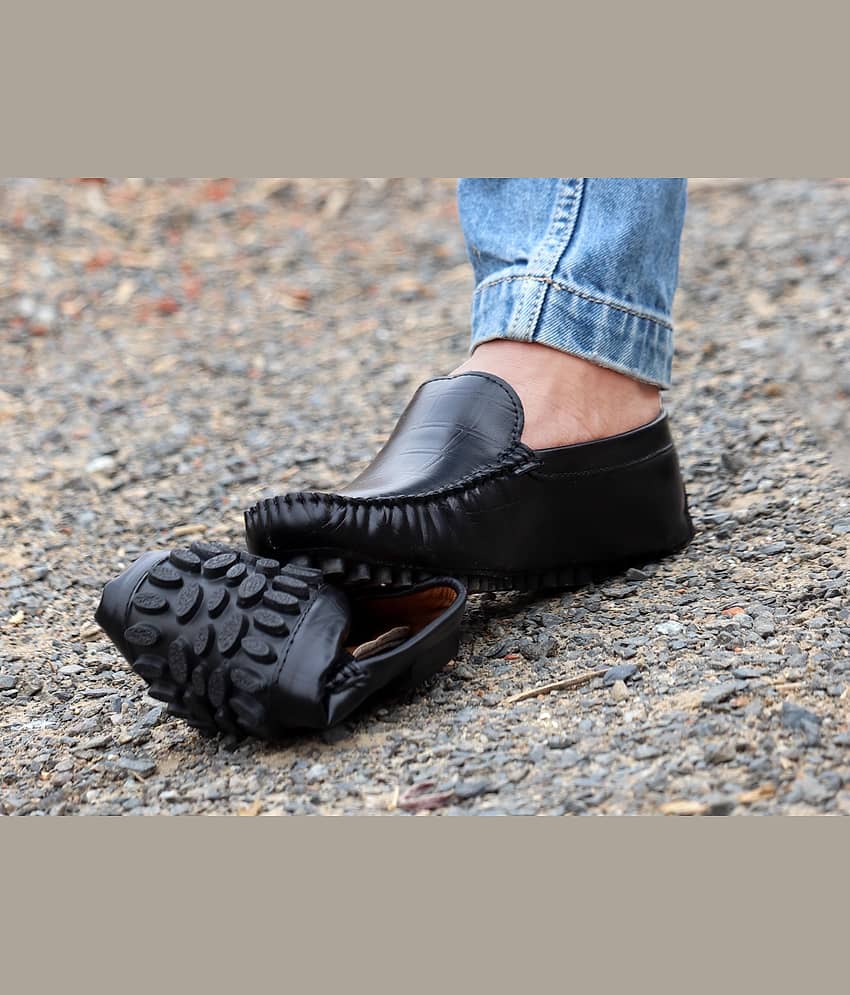 Prolific - Black Men's Driving loafers - Formal Shoes | Buy online on ZillyBuy