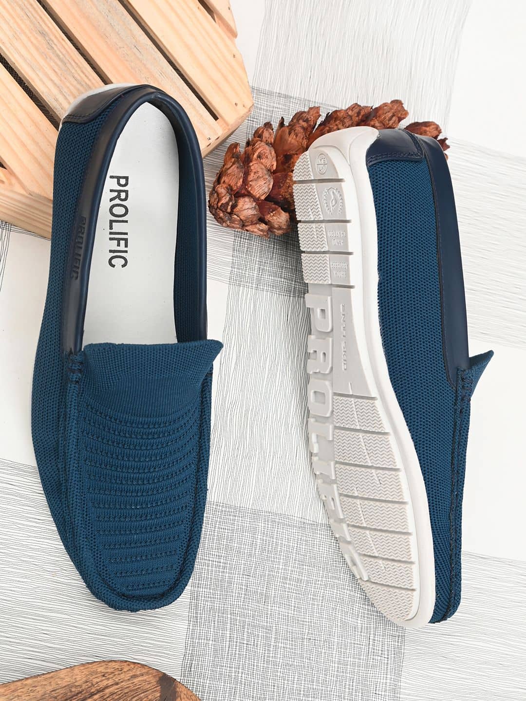 Prolific - Gray Men's Slip on - Formal Shoes | Buy online on ZillyBuy