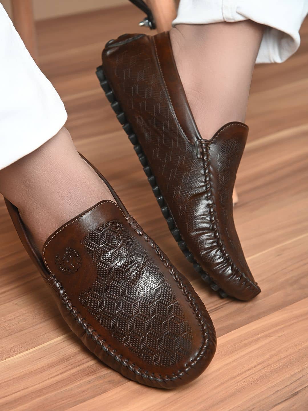 Prolific - Brown Men's Slip on loafers - Formal Shoes | Buy online on ZillyBuy