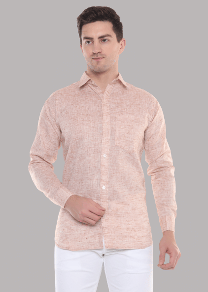     			SWADESHI COLLECTION - Brown Cotton Regular Fit Men's Formal Shirt ( Pack of 1 )
