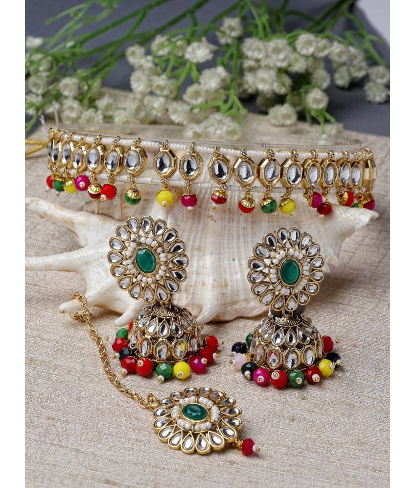     			Sukkhi Multicolor Alloy Necklace Set ( Pack of 1 )