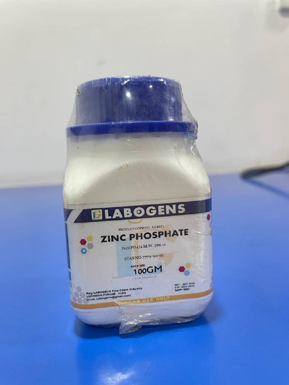    			ZINC PHOSPHATE-100GM