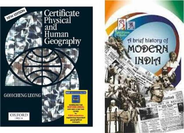 Certificate Of Human Geography+ A Brief History Of Modern India Spectrum 2022 Edition I UPSC I Other Competetive Exams I Combo Of 2 Books At The Cheapest Price  (Paperback, Rajiv ahir, Goh)     			Certificate Of Human Geography+ A Brief History Of Modern India Spectrum 2022 Edition I UPSC I Other Competetive Exams I Combo Of 2 Books At The Cheapest Price  (Paperback, Rajiv ahir, Goh)
