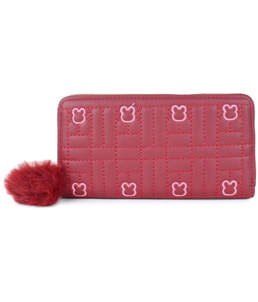     			Cherry Tree - Red Faux Leather Handheld