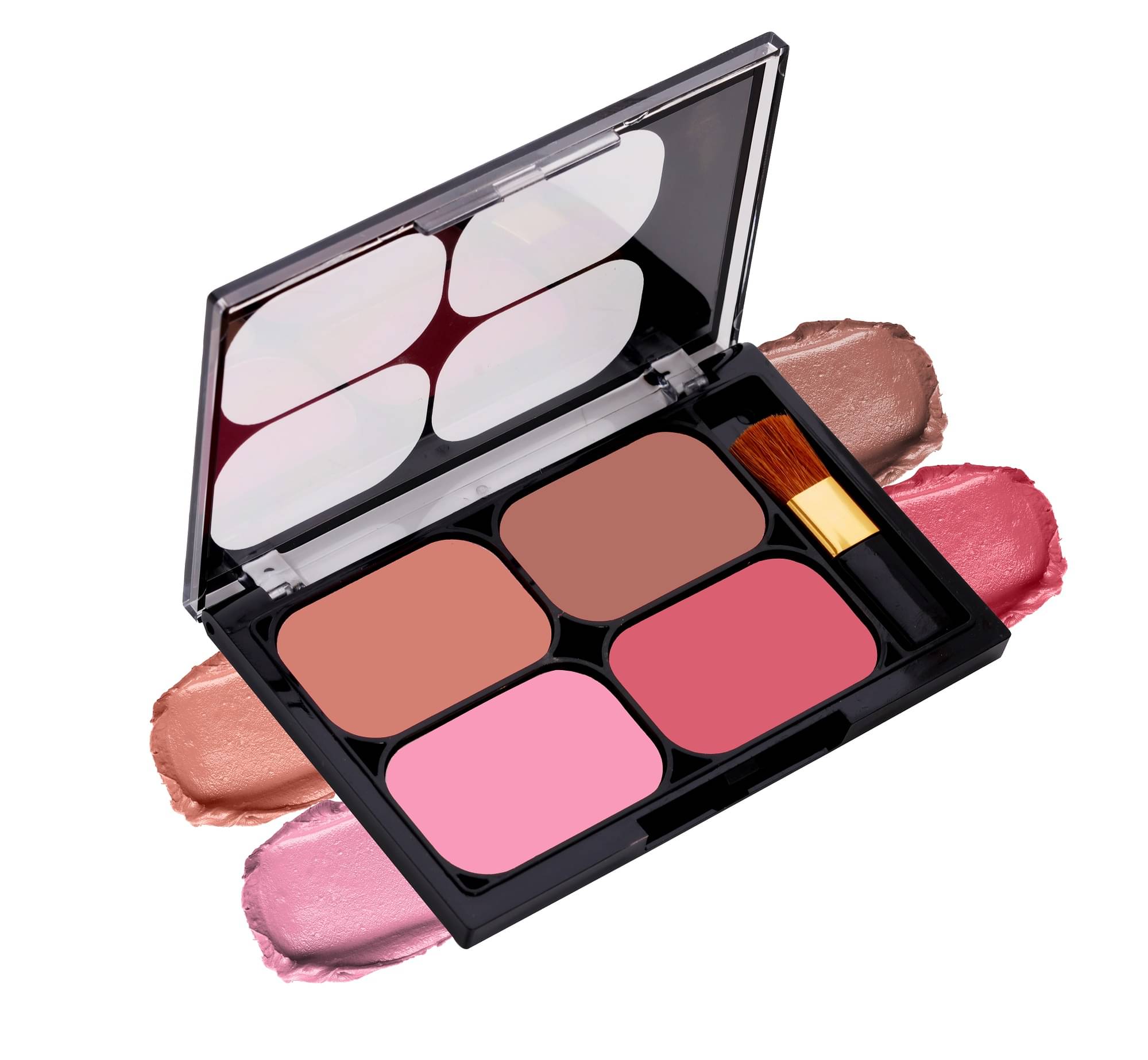    			Colors Queen Blush and Highlighter Palette for Face Makeup with Brush (Multicolor - 03)