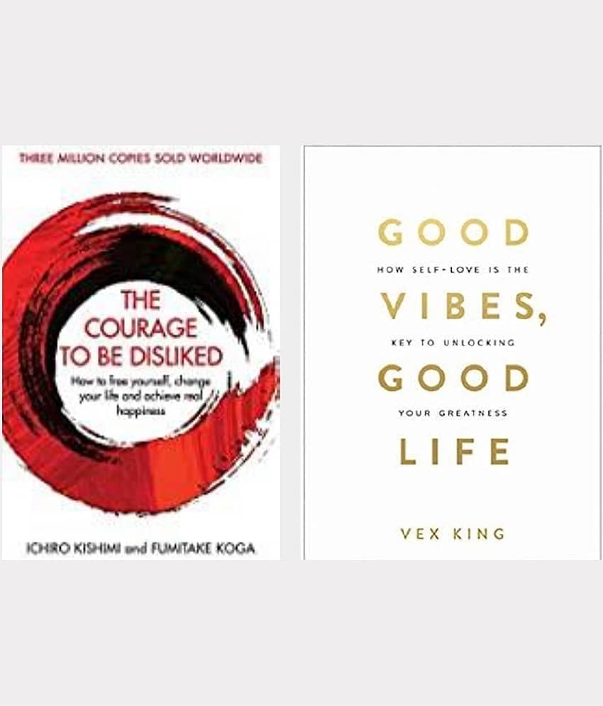 Good Vibes, Good Life + Courage To Be Disliked - Stationery | Buy online on ZillyBuy