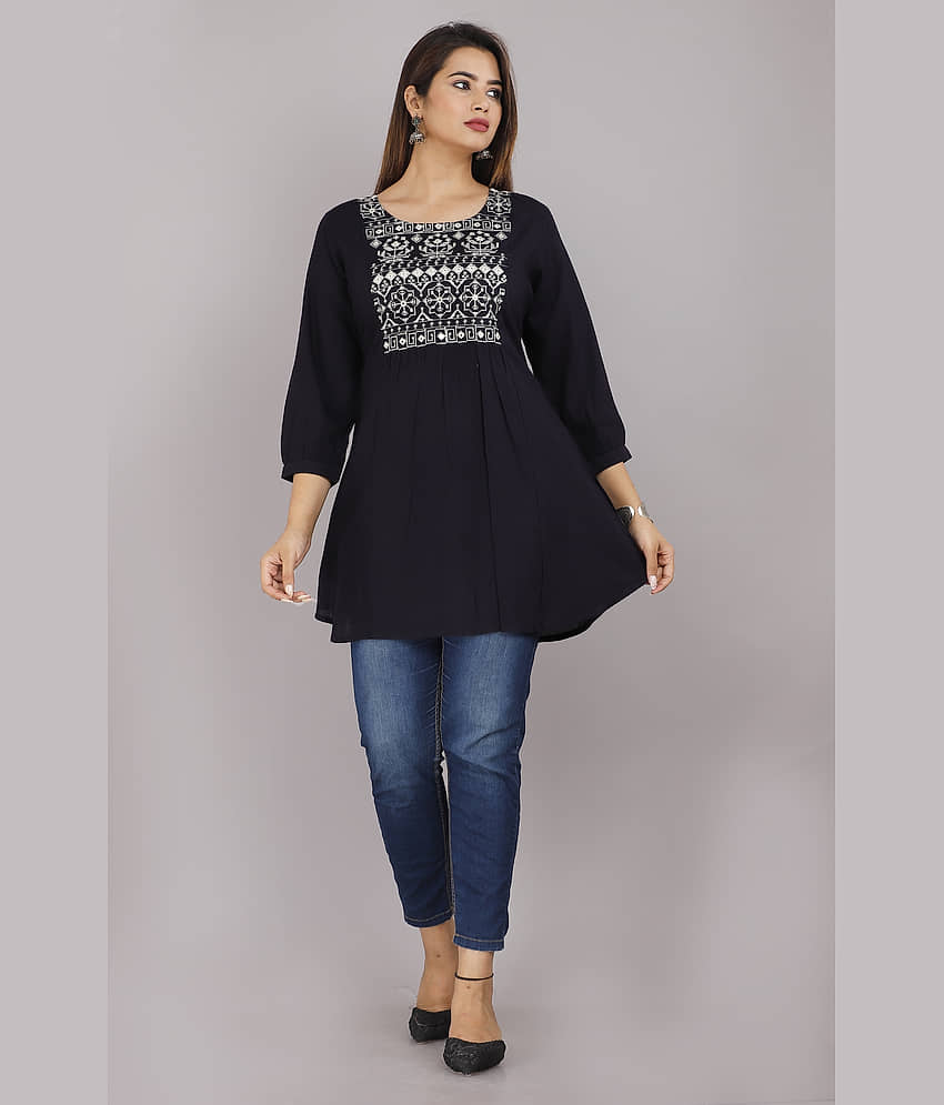 Rayon Short Kurti For Women (Pack of 1) - Kurtis, Tunics | Buy online on ZillyBuy