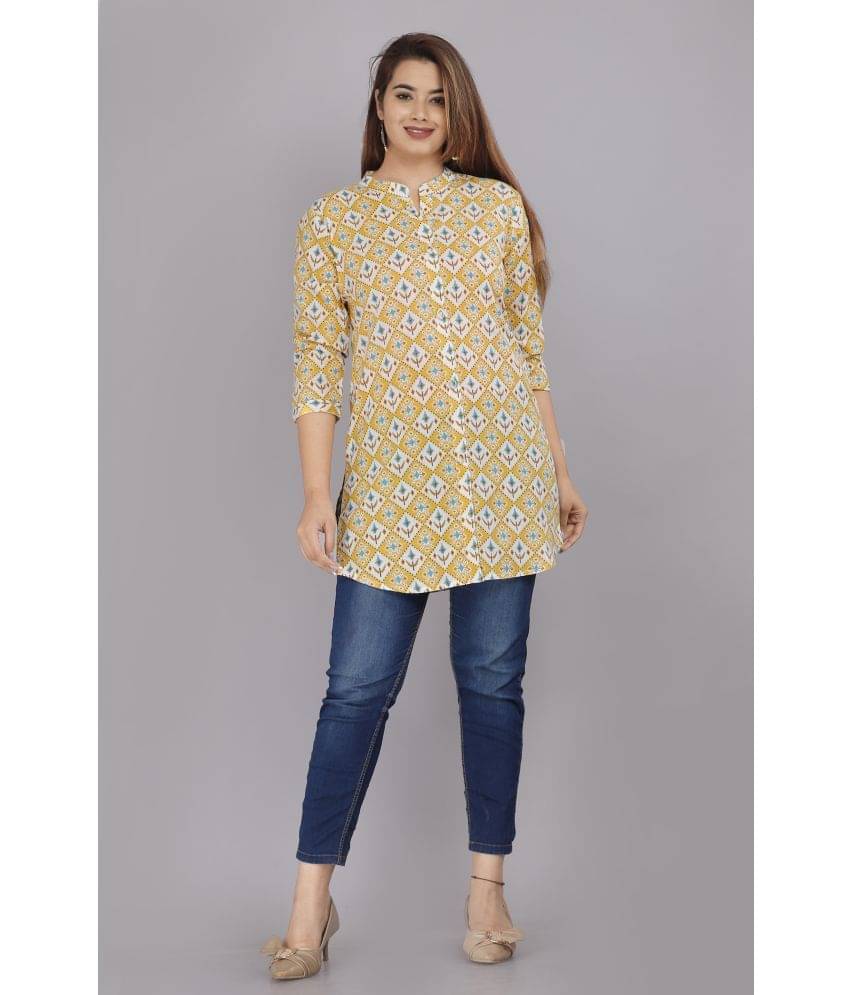 Cotton Short Kurti For Women (Pack of 1) Cotton Short Kurti For Women (Pack of 1)