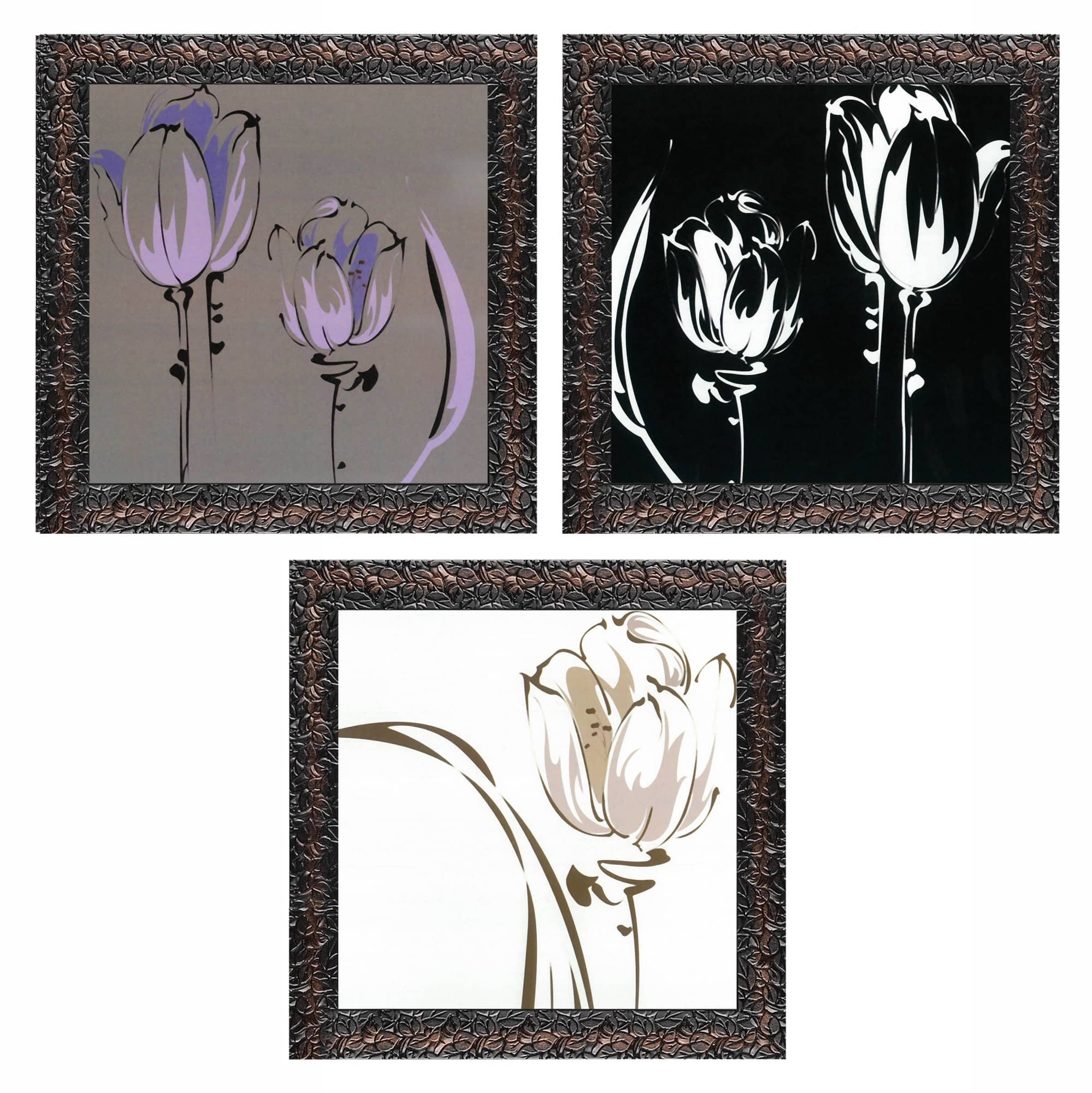 Indianara - Floral Painting With Frame