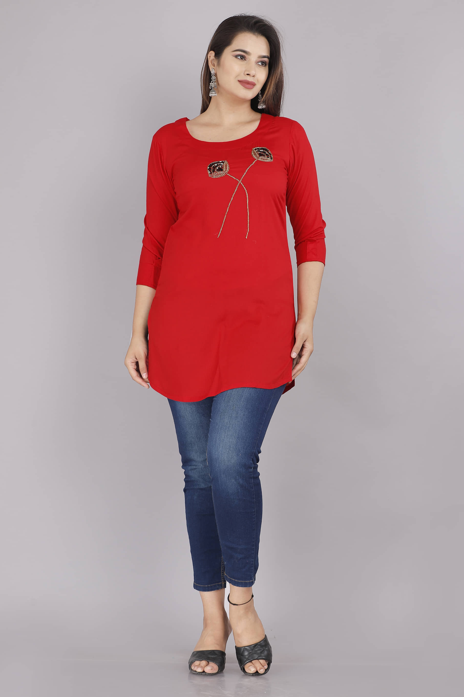 Rayon Short Kurti For Women (Pack of 1) - Kurtis, Tunics | Buy online on ZillyBuy