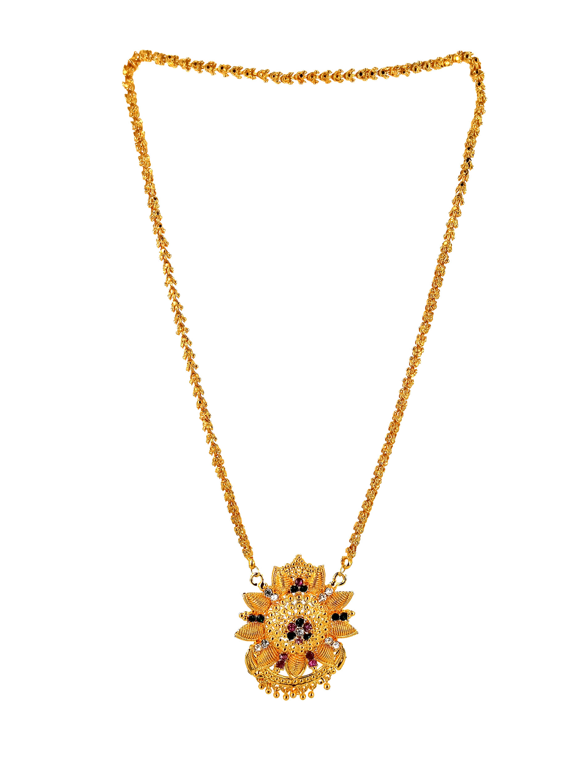 JIPPA - Golden Mangalsutra ( Pack of 1 )