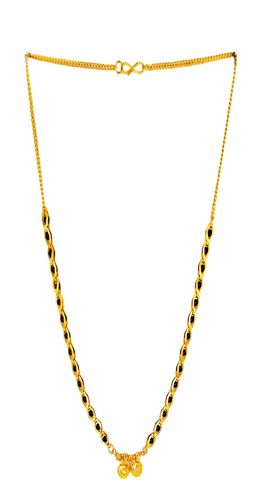 JIPPA - Golden Mangalsutra ( Pack of 1 )