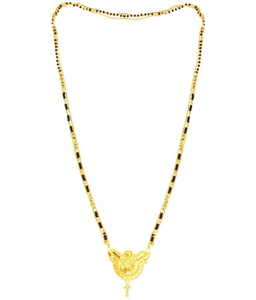 JIPPA - Golden Mangalsutra ( Pack of 1 )