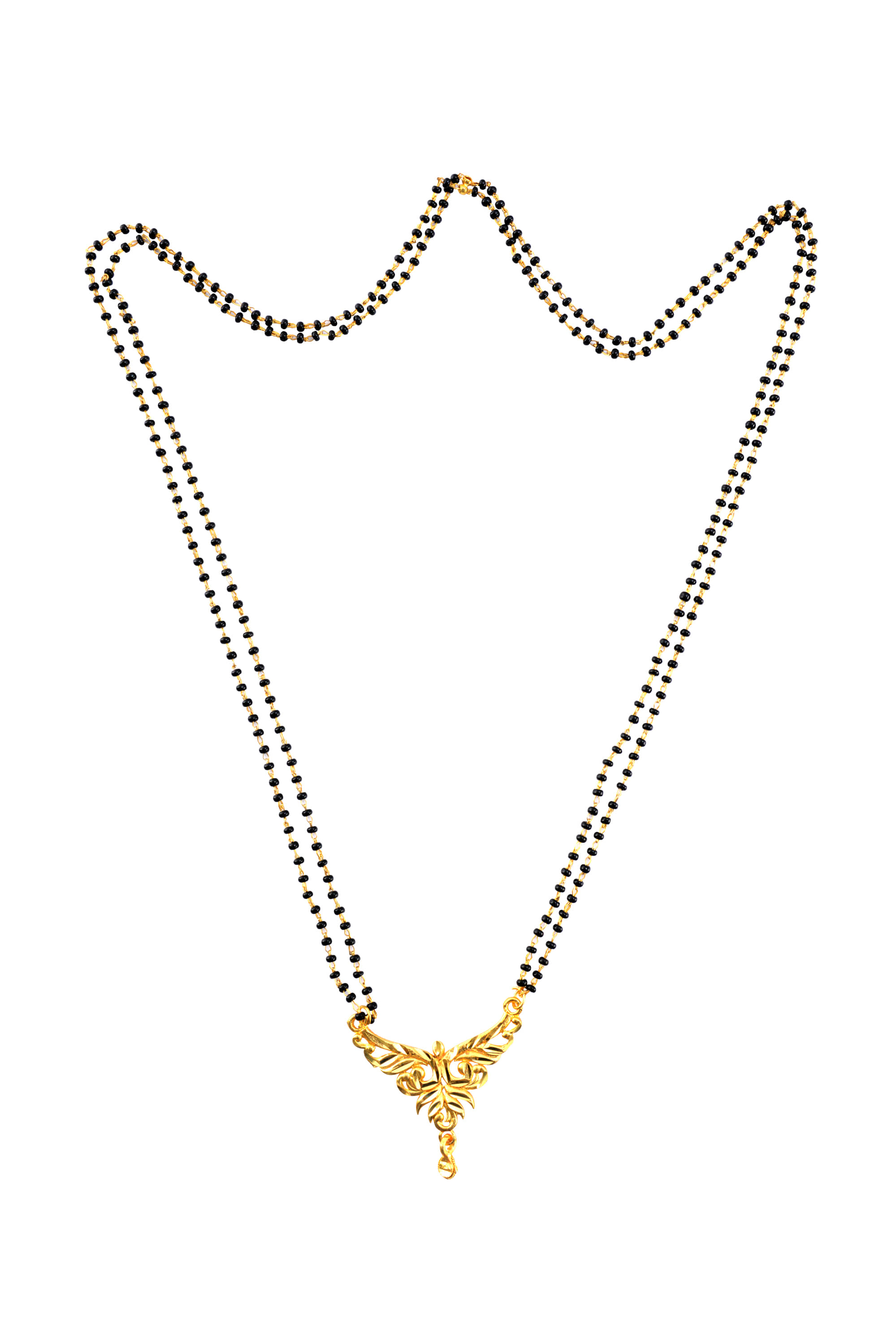 JIPPA - Golden Mangalsutra ( Pack of 1 )