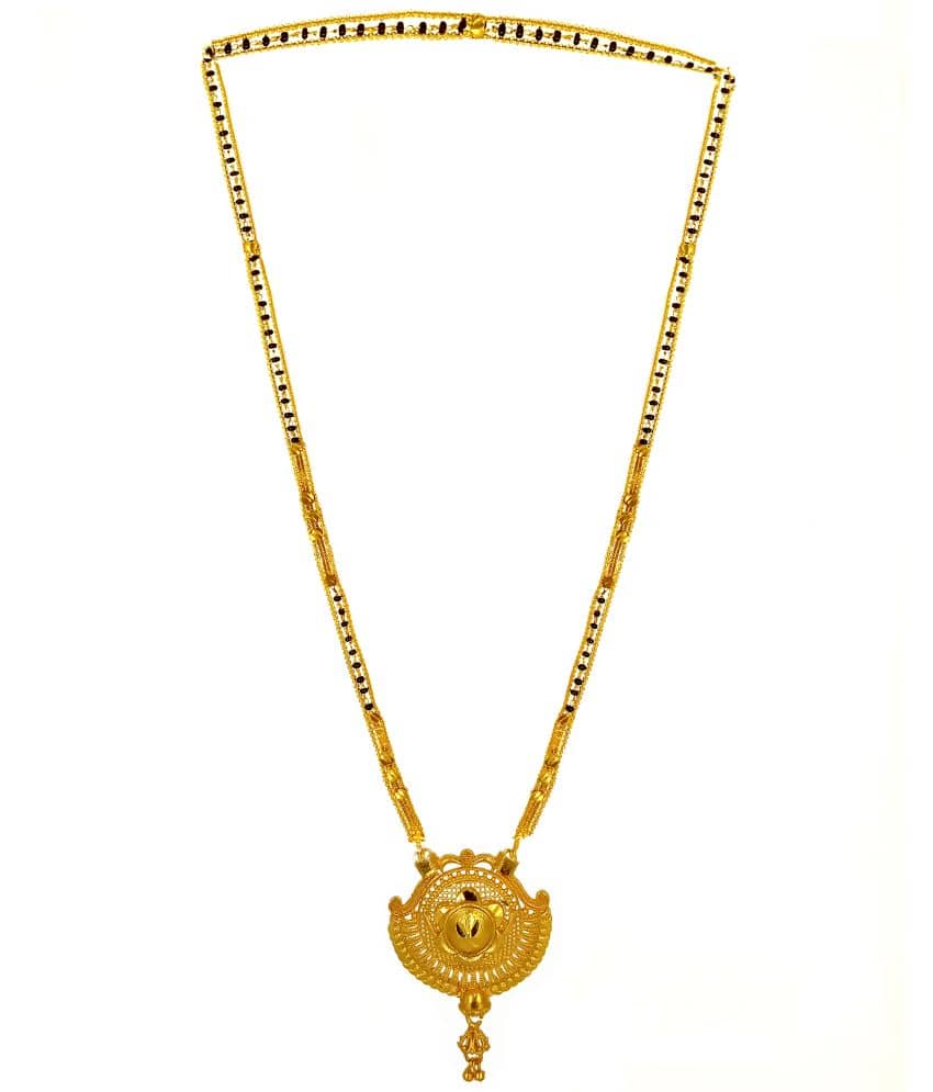 JIPPA - Golden Mangalsutra ( Pack of 1 )