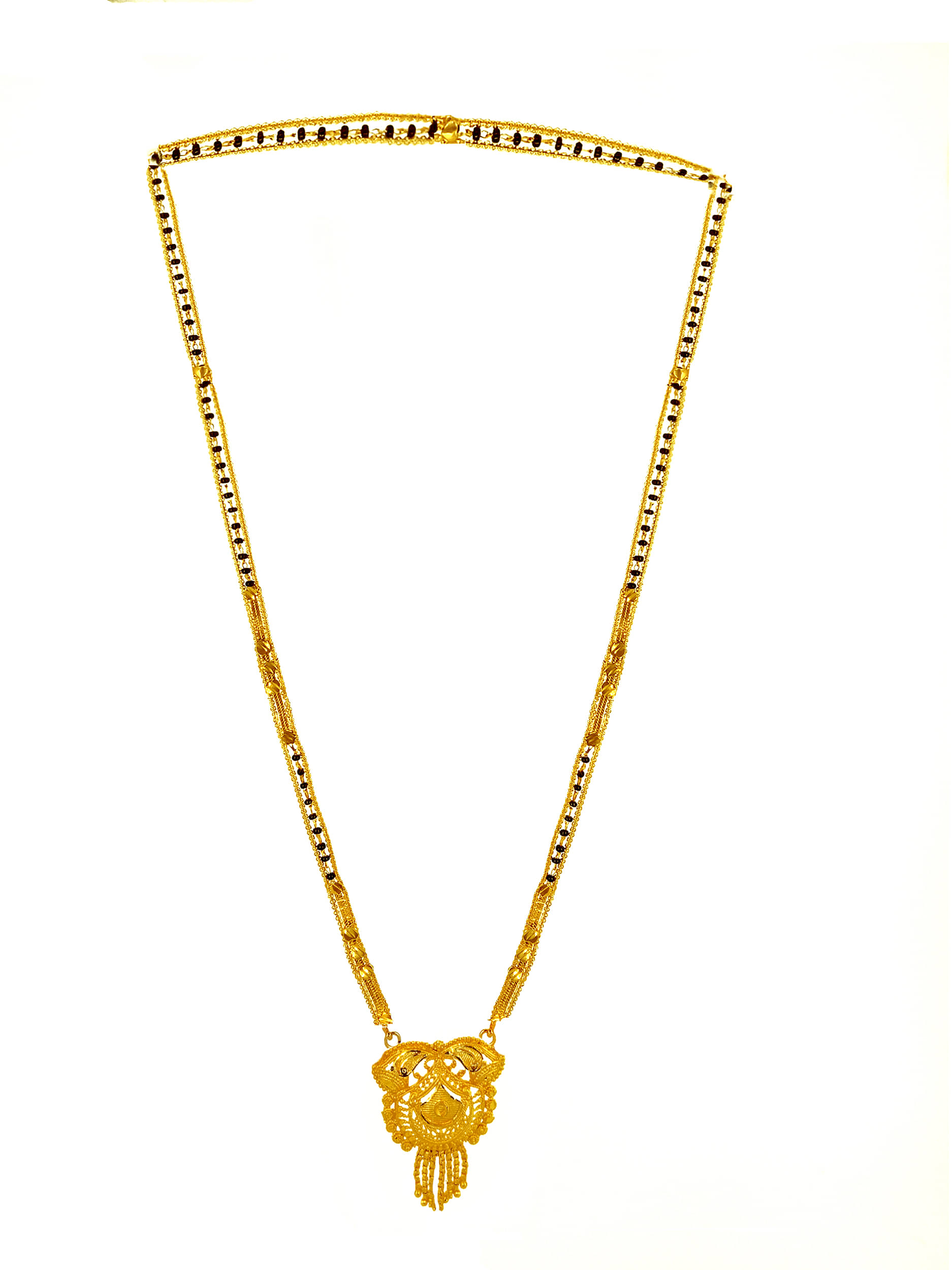 JIPPA - Golden Mangalsutra ( Pack of 1 )