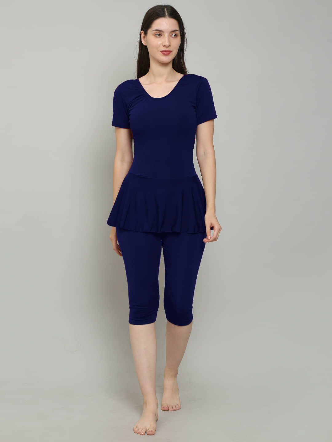 MEGASKA Blue One Piece Swimming Costume - Sports and Fitness Equipment | Buy online on ZillyBuy