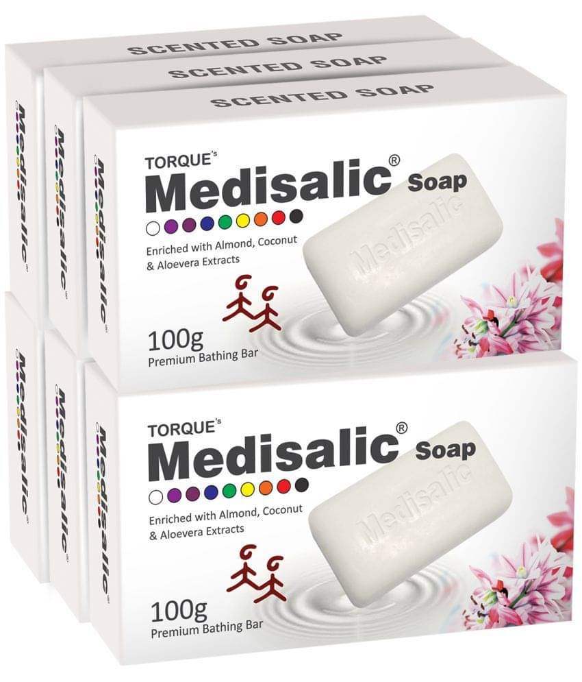 Medisalic - Antibacterial Bathing Bar for All Skin Type ( Pack of 6 ) Medisalic - Antibacterial Bathing Bar for All Skin Type ( Pack of 6 )