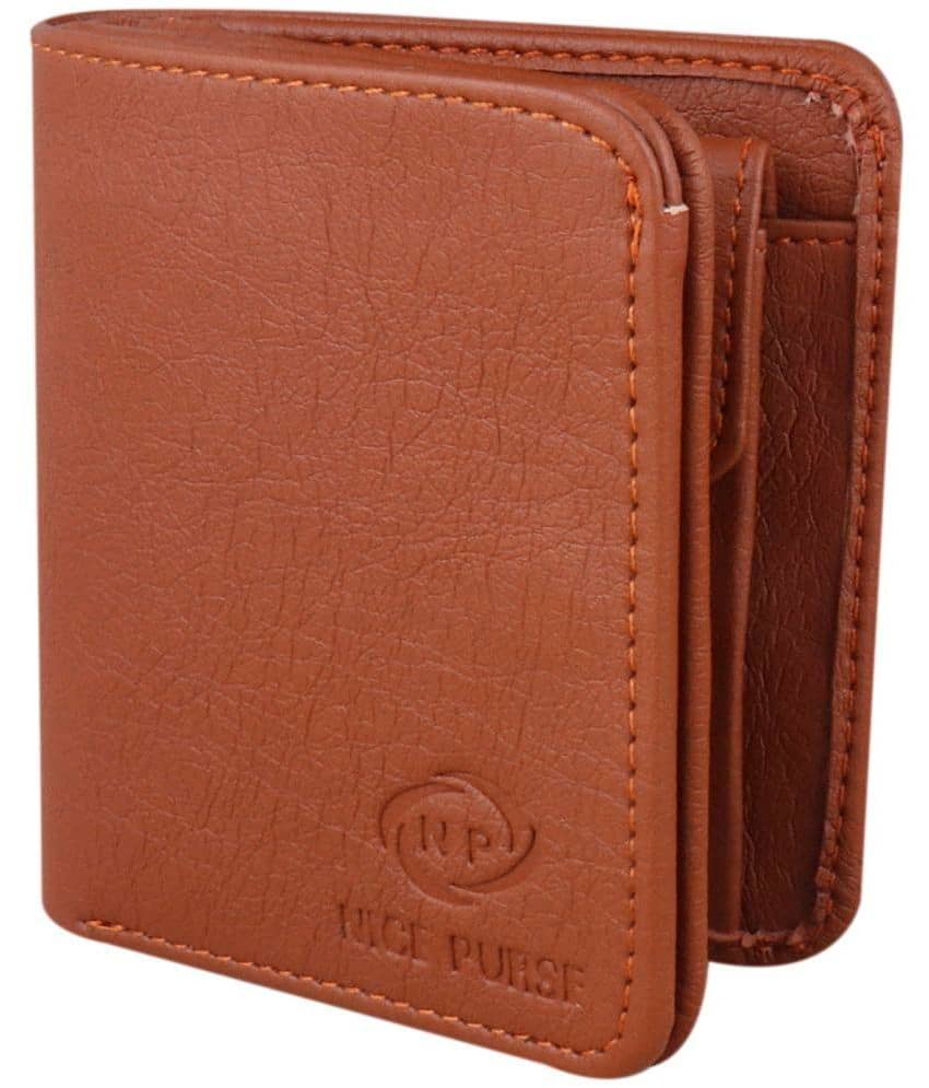 Nice Purse - Brown Faux Leather Men's Two Fold Wallet ( Pack of 1 ) - Handbags | Buy online on ZillyBuy