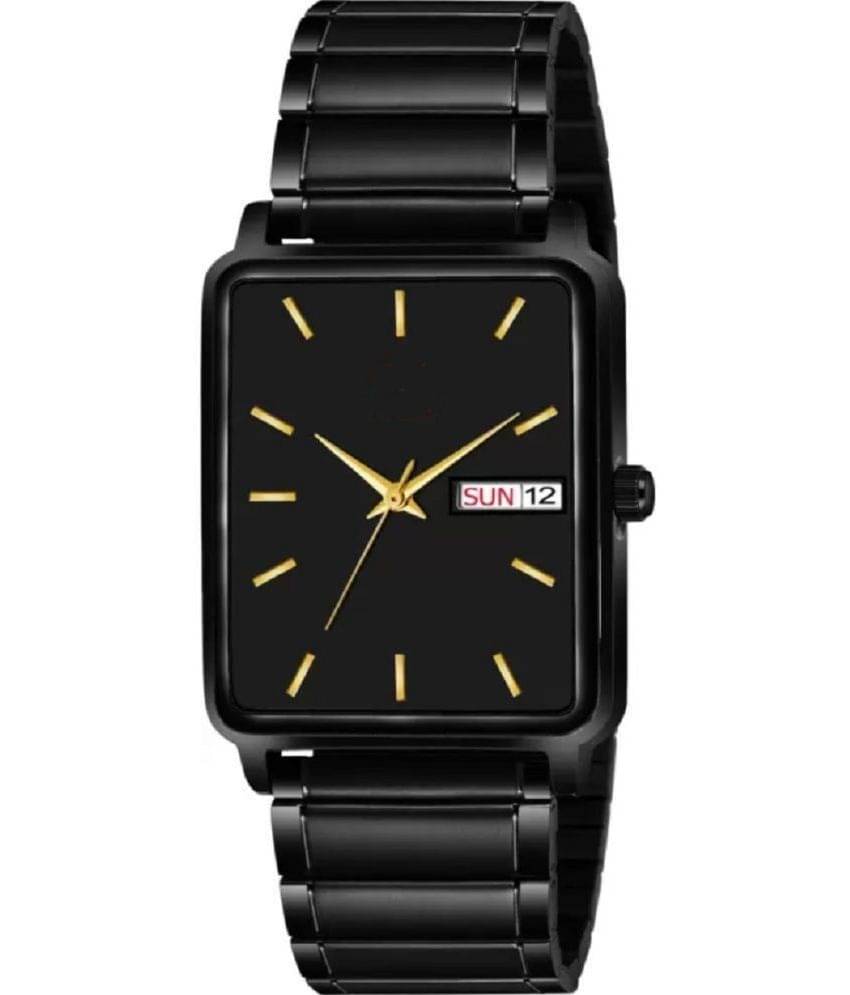     			Renaissance Traders - Black Metal Analog Men's Watch