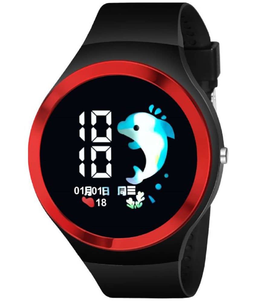 Renaissance Traders - Black Silicon Digital Men's Watch