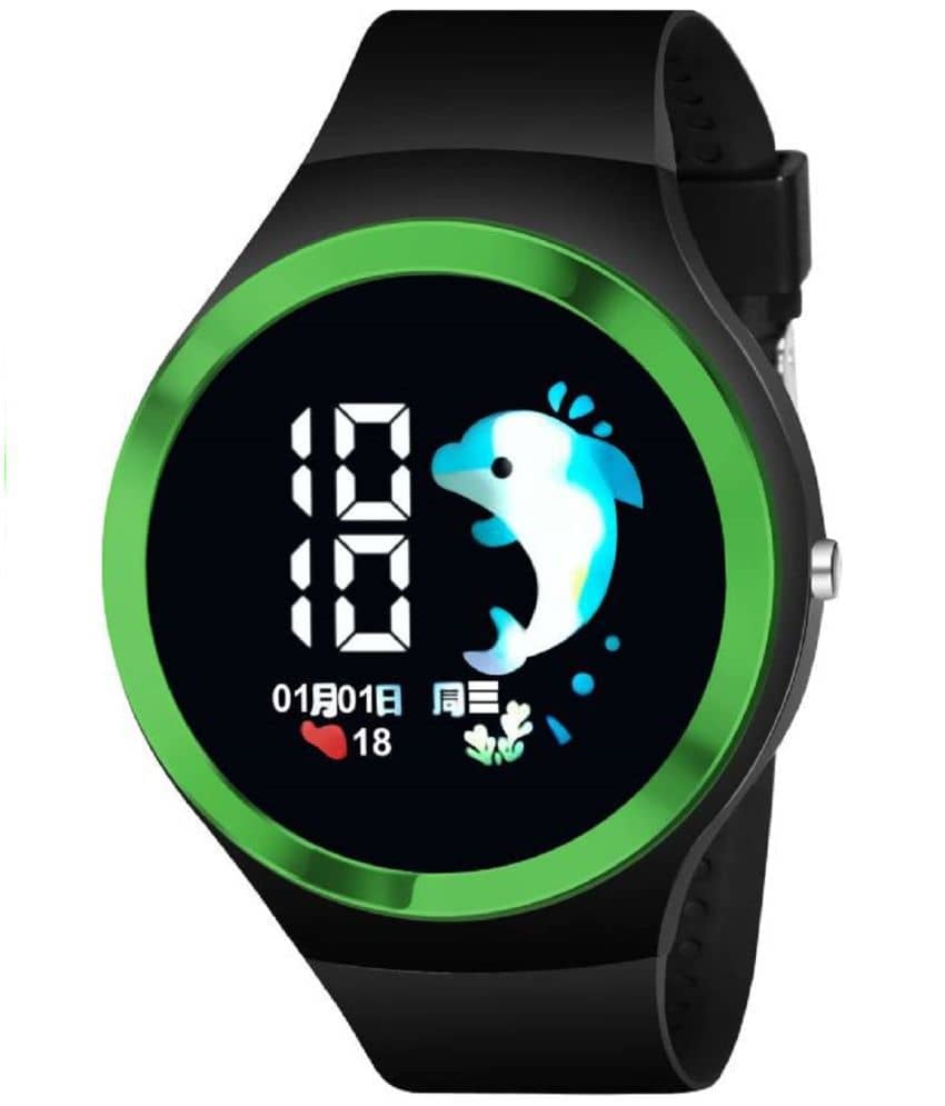 Renaissance Traders - Black Silicon Digital Men's Watch