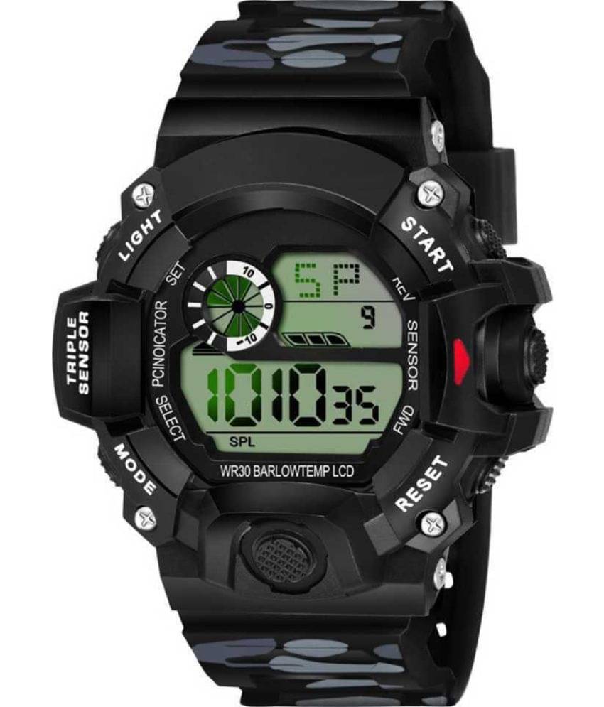     			Renaissance Traders - Multicolor PU Digital Men's Watch