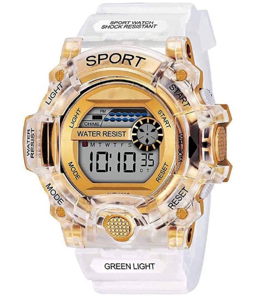 Renaissance Traders - White Silicon Digital Men's Watch Renaissance Traders - White Silicon Digital Men's Watch