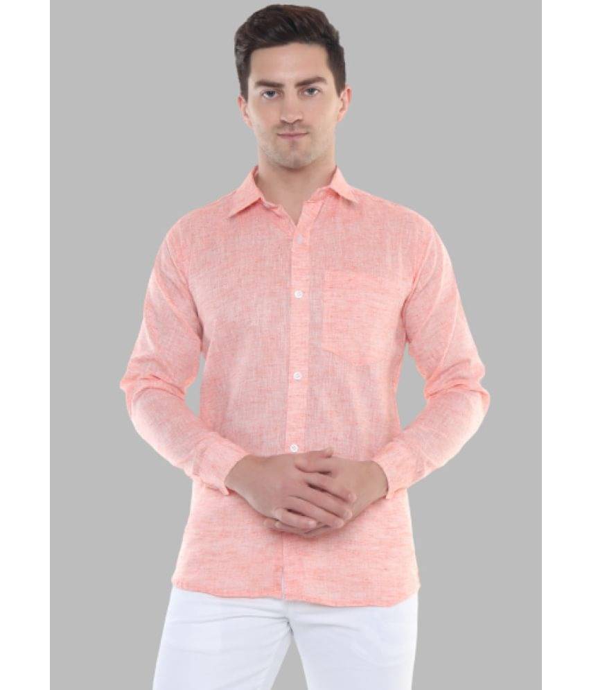 SWADESHI COLLECTION - Orange Cotton Regular Fit Men's Formal Shirt ( Pack of 1 ) SWADESHI COLLECTION - Orange Cotton Regular Fit Men's Formal Shirt ( Pack of 1 )