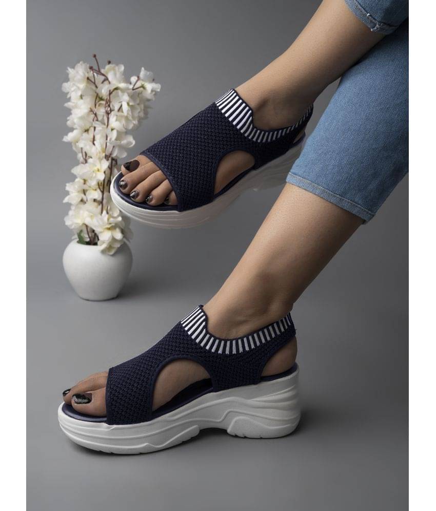 Shoetopia - Blue Women's Sandal Heels Shoetopia - Blue Women's Sandal Heels