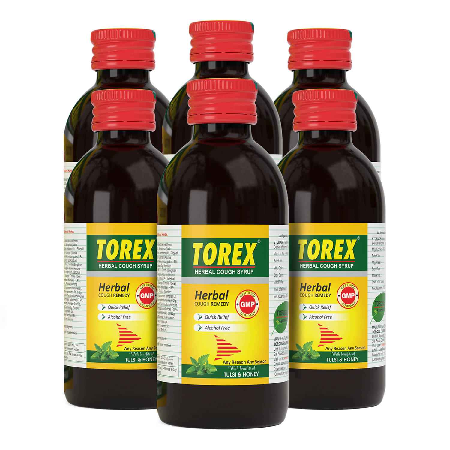    			Torex - Liquid For Cough ( Pack Of 6 )