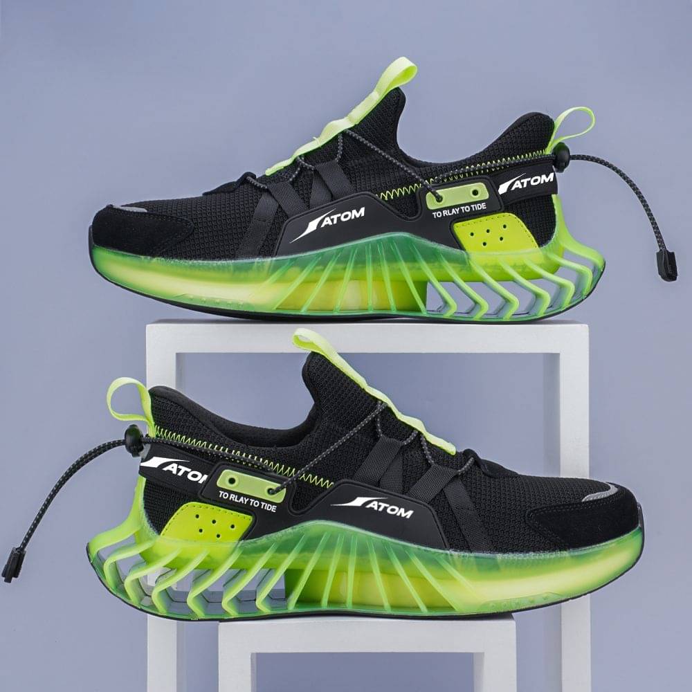     			ATOM Good Vibes Black Men's Sneakers