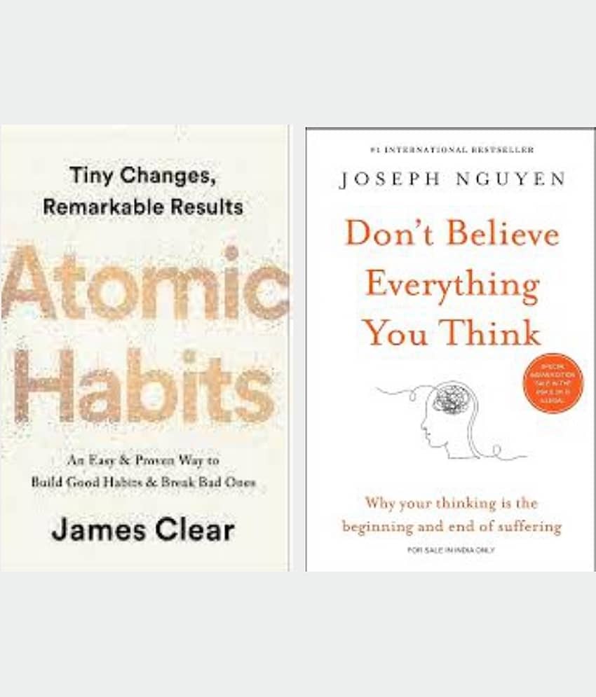 dont believe everything you think + Atomic Habits - Stationery | Buy online on ZillyBuy