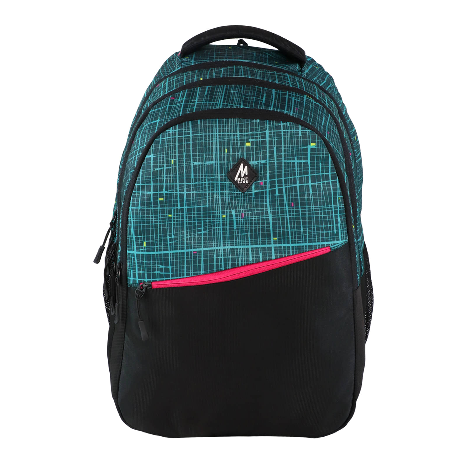     			mikebag 21 Ltrs Green Polyester College Bag