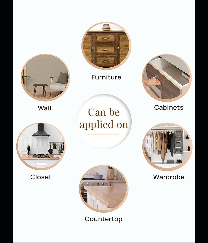 WallDesign Boomerang Texture - 8 cm W x 305 cm L Abstract Sticker ( 305 x 8 cms )