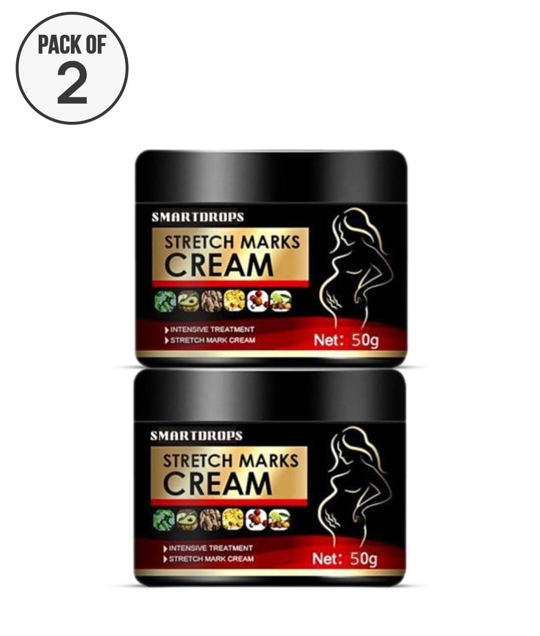 Smartdrops Pragnancy Stretch Mark Remove Cream Shaping & Firming Cream 50 g - Pack of 2 Smartdrops Pragnancy Stretch Mark Remove Cream Shaping & Firming Cream 50 g - Pack of 2