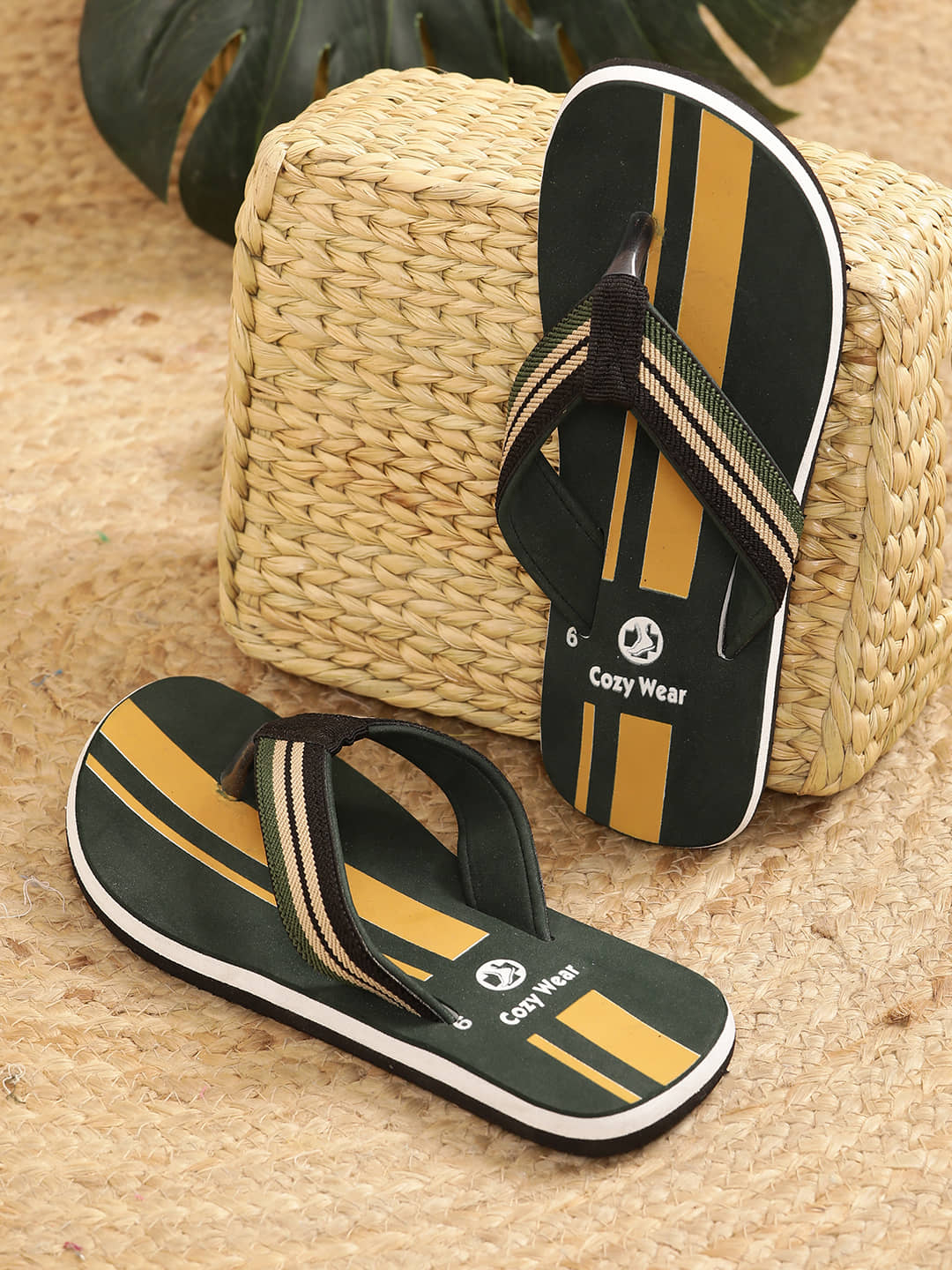 Cozy Wear - Multicolor Men's Thong Flip Flop
