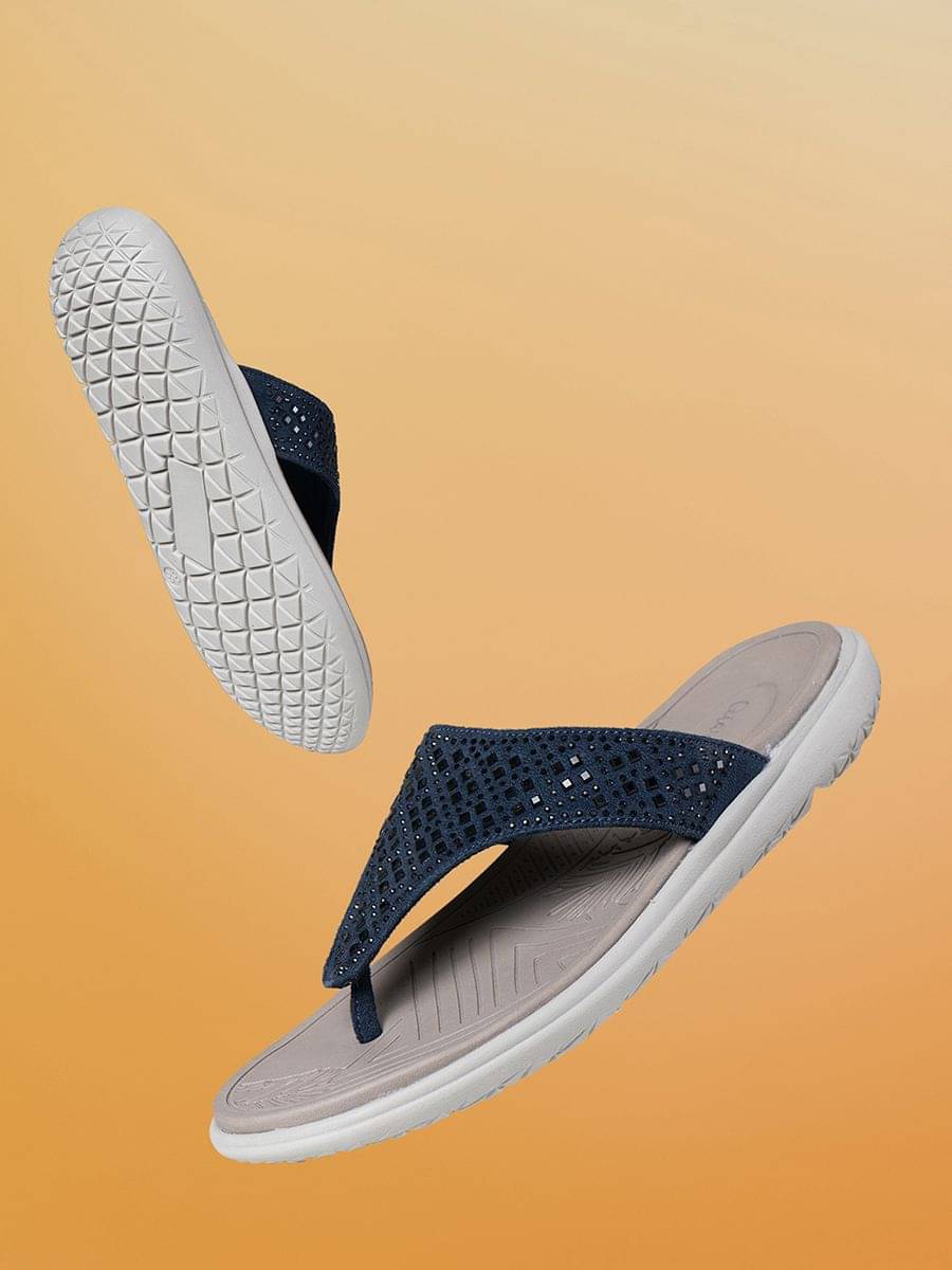     			Impakto - Blue Women's Flats