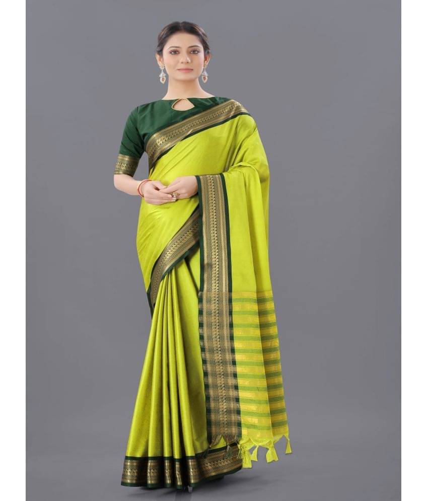 JULEE Cotton Silk Solid Saree With Unstitched Blouse Piece ( Maroon ) JULEE Cotton Silk Solid Saree With Unstitched Blouse Piece ( Maroon )