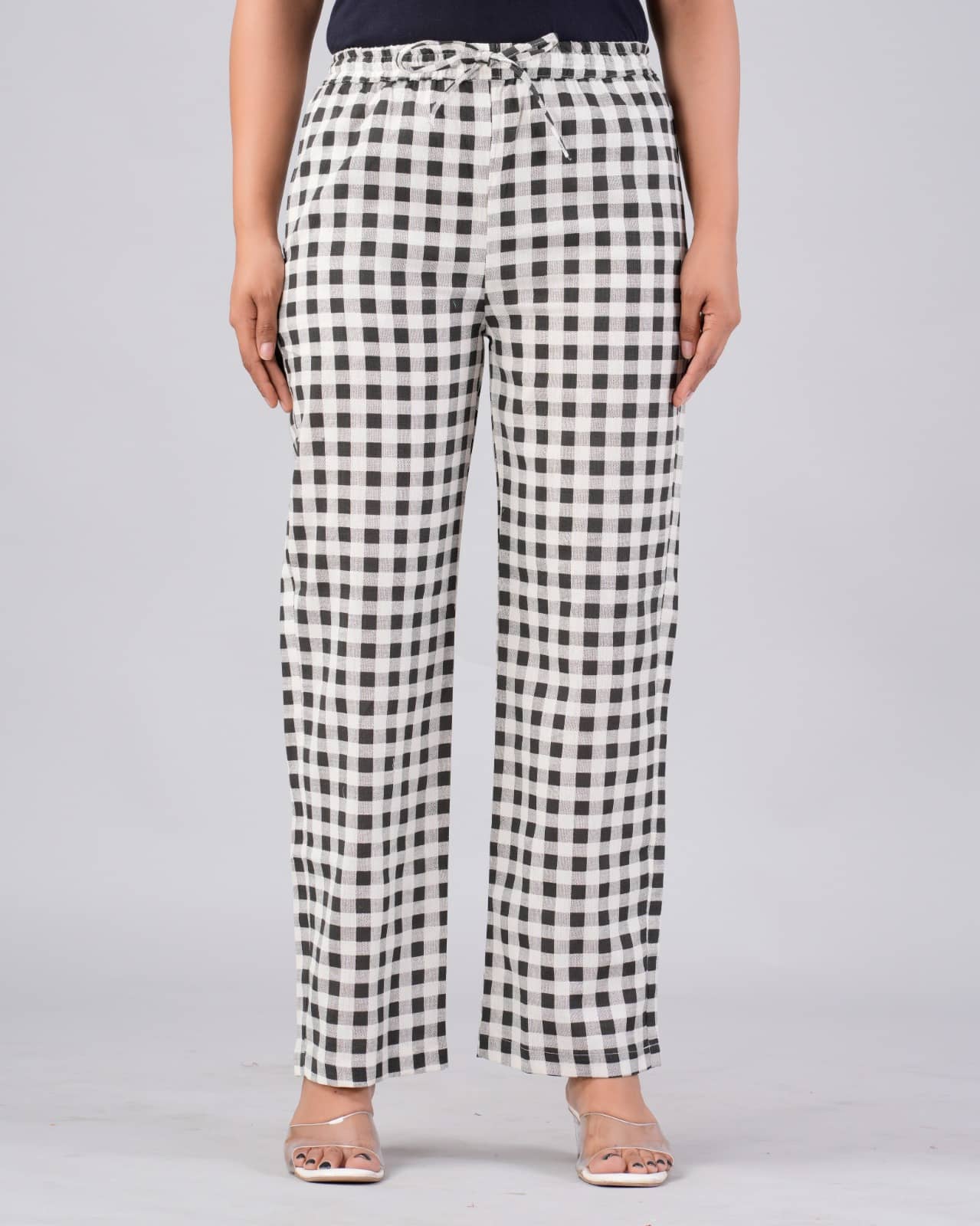 MAUKA - White Cotton Women's Palazzo ( Pack of 1 ) - Palazzos | Buy online on ZillyBuy