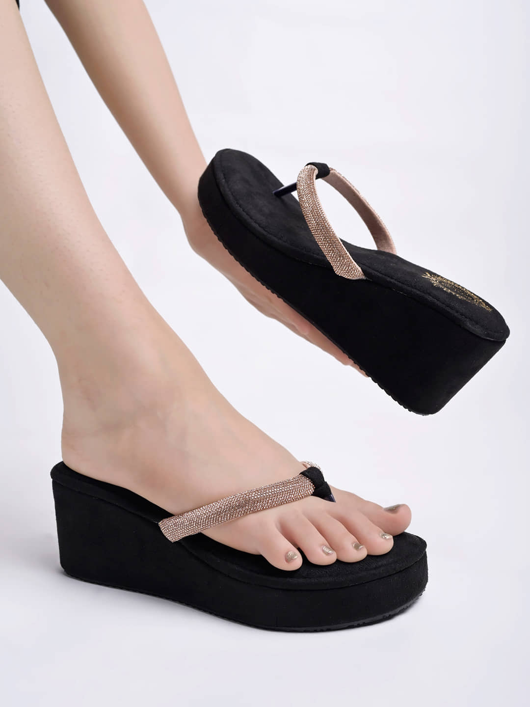 Shoetopia Rose Pink Women's Slip On Heels - Heels | Buy online on ZillyBuy