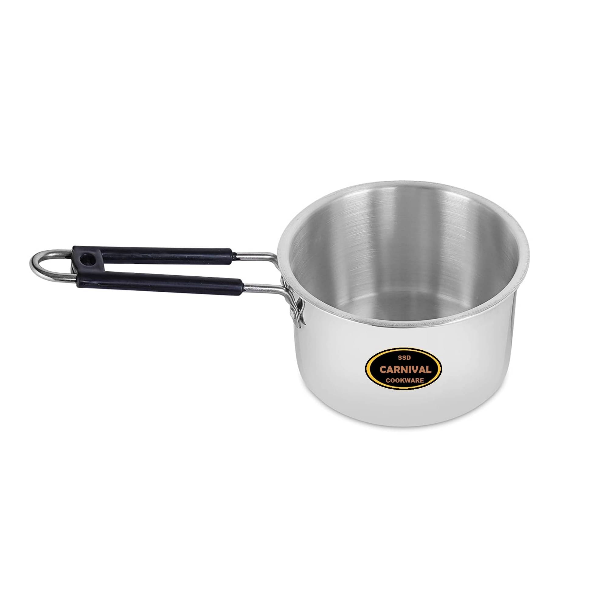     			Carnival - Saucepan 2 ltr Aluminium No Coating Sauce Pan 2000 ml ( Pack of 1 )