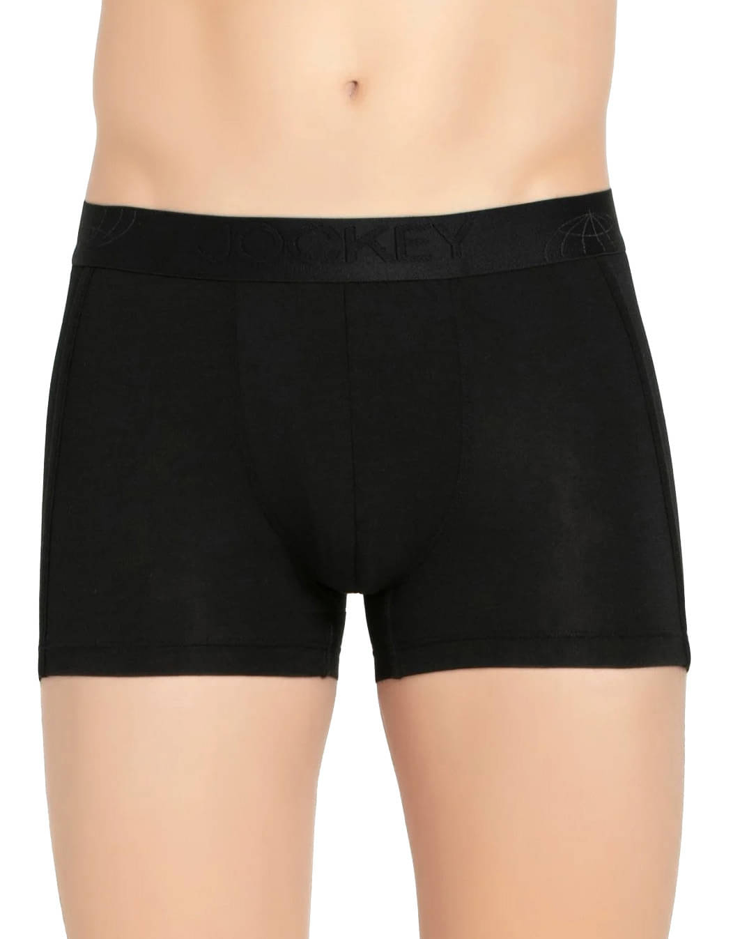     			Jockey - Black Modal Men's Trunks ( Pack of 1 )