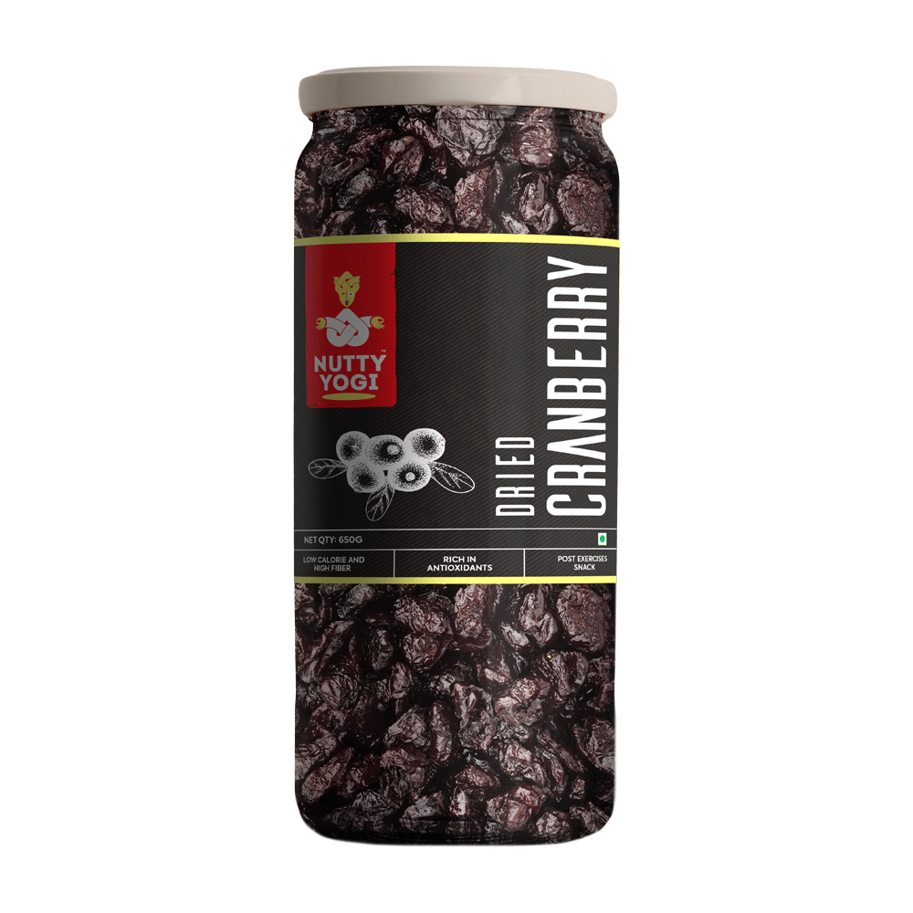 Nutty Yogi Cranberry 650g | Cranberry, Healthy Snack for kids and adults | High Nutrient and Antioxidant Nutty Yogi Cranberry 650g | Cranberry, Healthy Snack for kids and adults | High Nutrient and Antioxidant