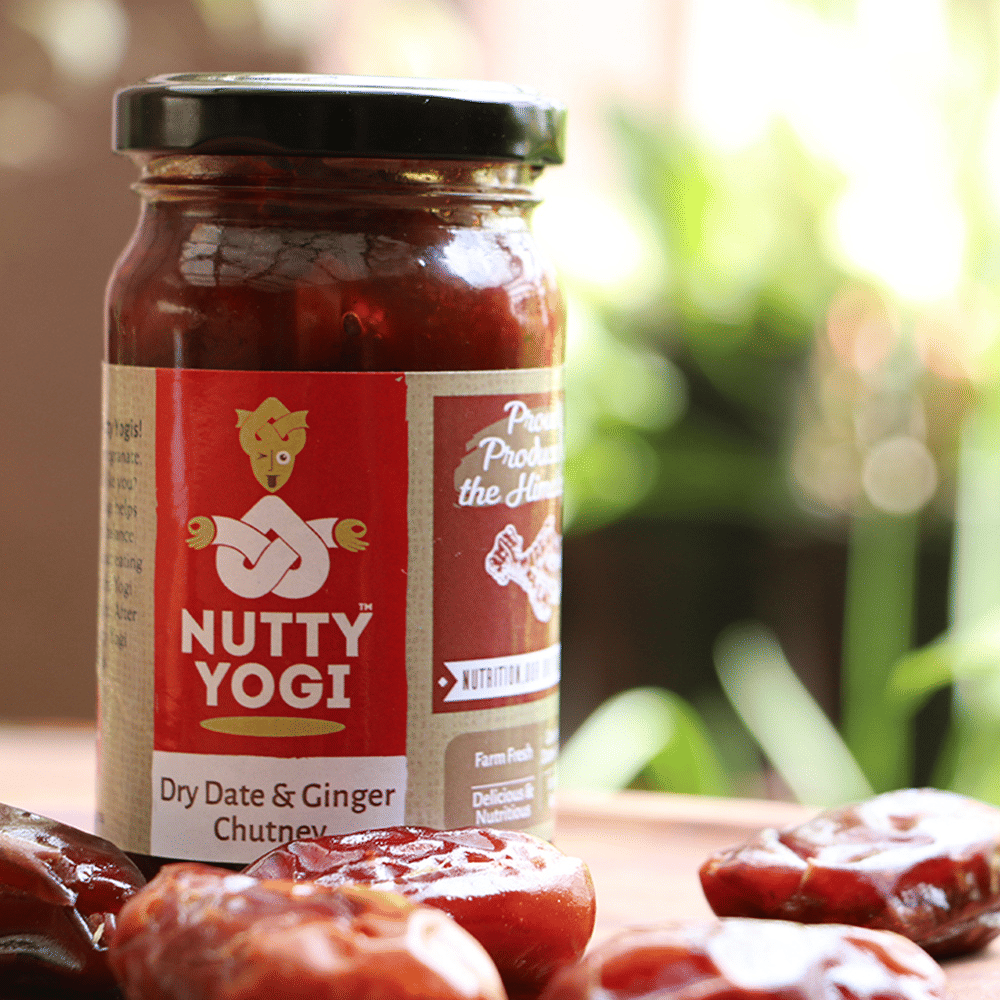     			Nutty Yogi Dry dates & Ginger Chutney 250 g